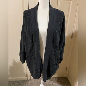 Universal Thread XXL Charcoal Open-Front Cardigan